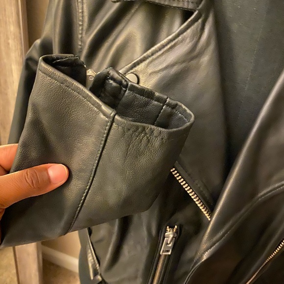 *final price All Saints Balfern Biker Jacket - Picture 6 of 12